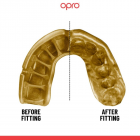 Протектор за уста - OPRO Gold Level Mouthguard - Black/Gold